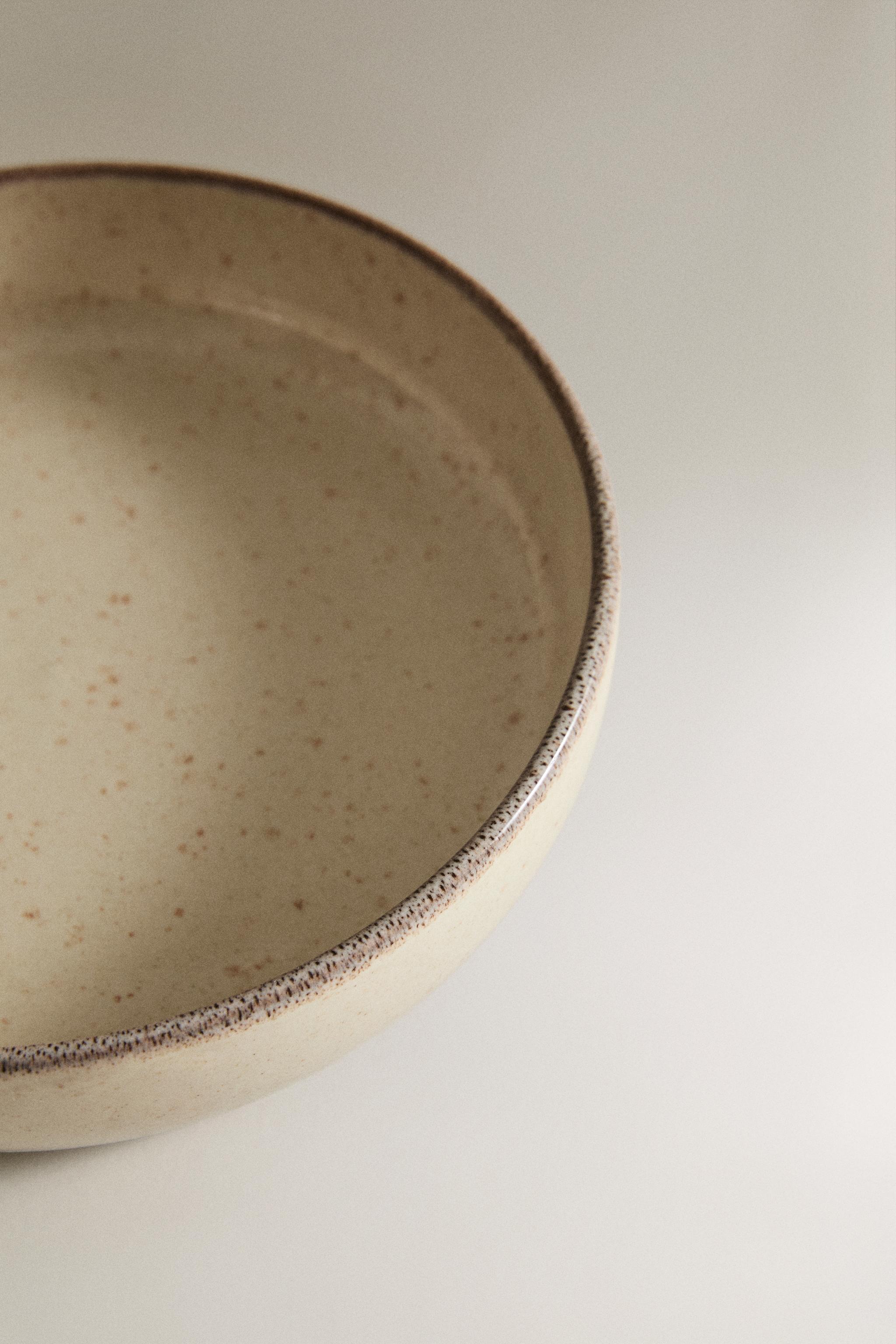 STONEWARE SOUP PLATE